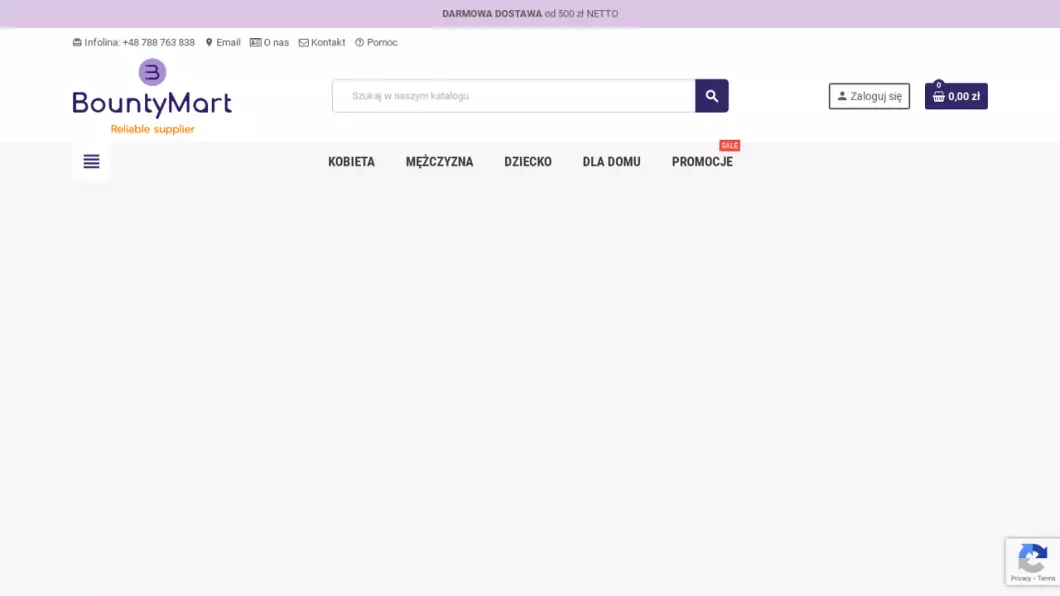 Hurtownia odzieżowa BountyMart - podgląd