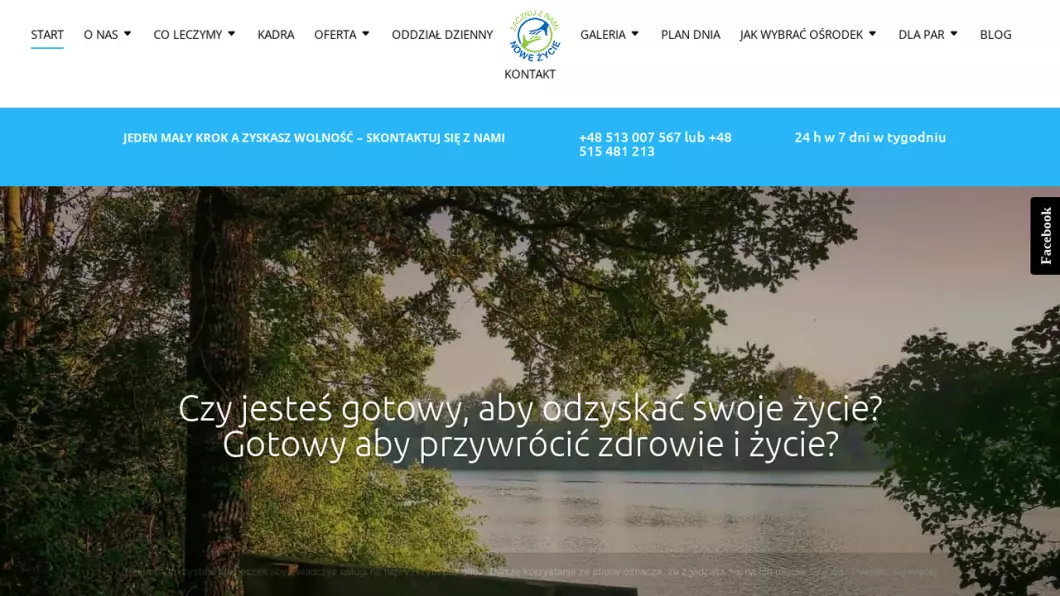 Prywatny ośrodek leczenia uzależnień Nowe Życie - podgląd
